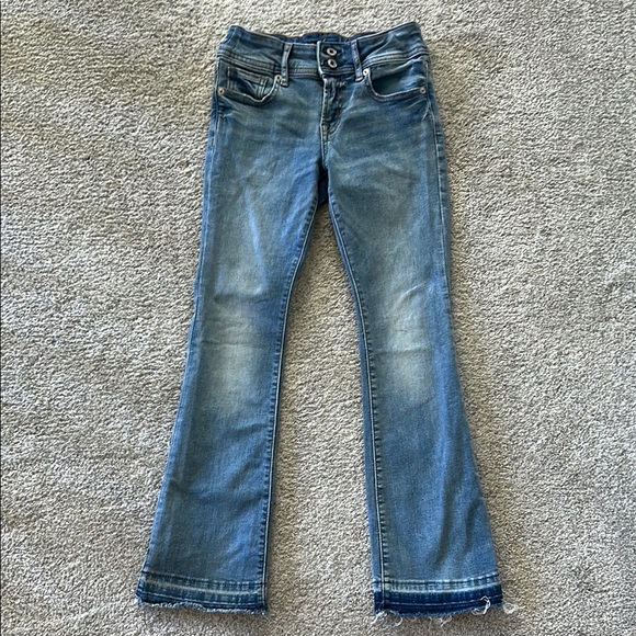 Girls GAP Boot Flare Jeans in Blue - Picture 1 of 8